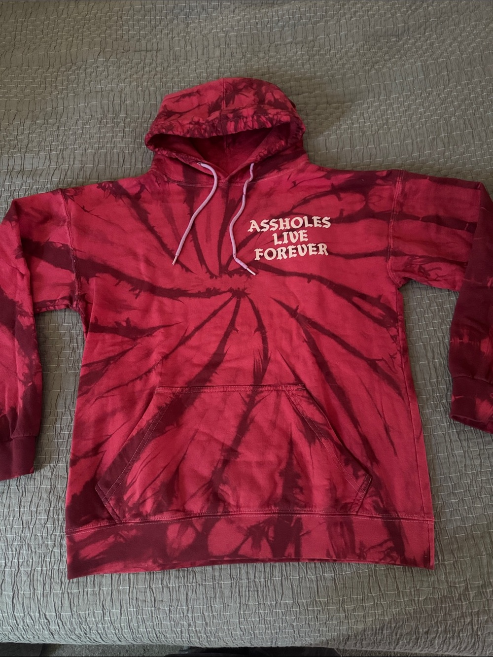 A$$holes Live Forever Tie Dye Hoodie Sweatshirt